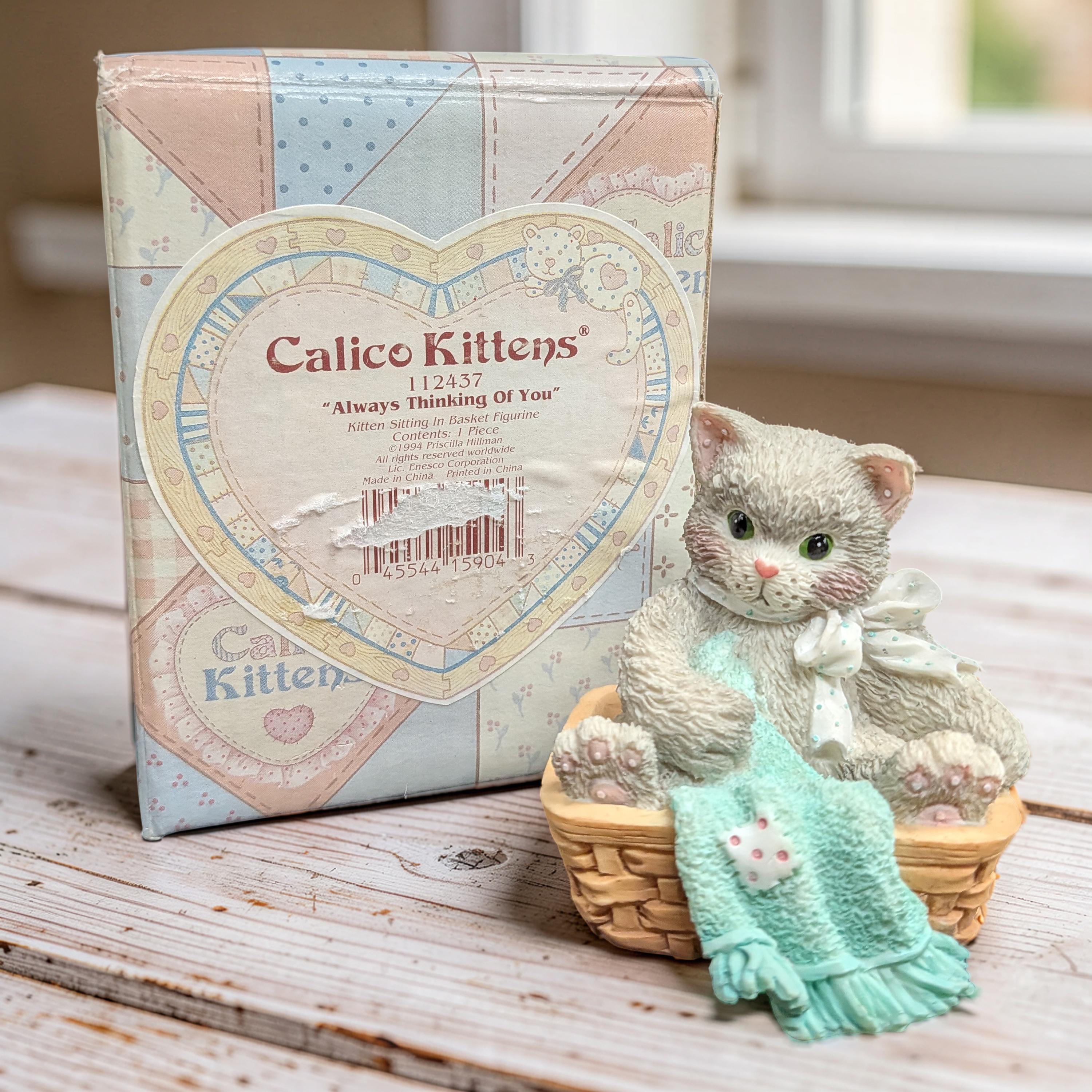 Enesco Calico Kittens Figurines - Etsy