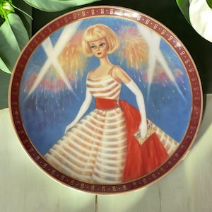1965 Barbie Holiday Dance Collector Plate - Susie Morton Danbury Mint