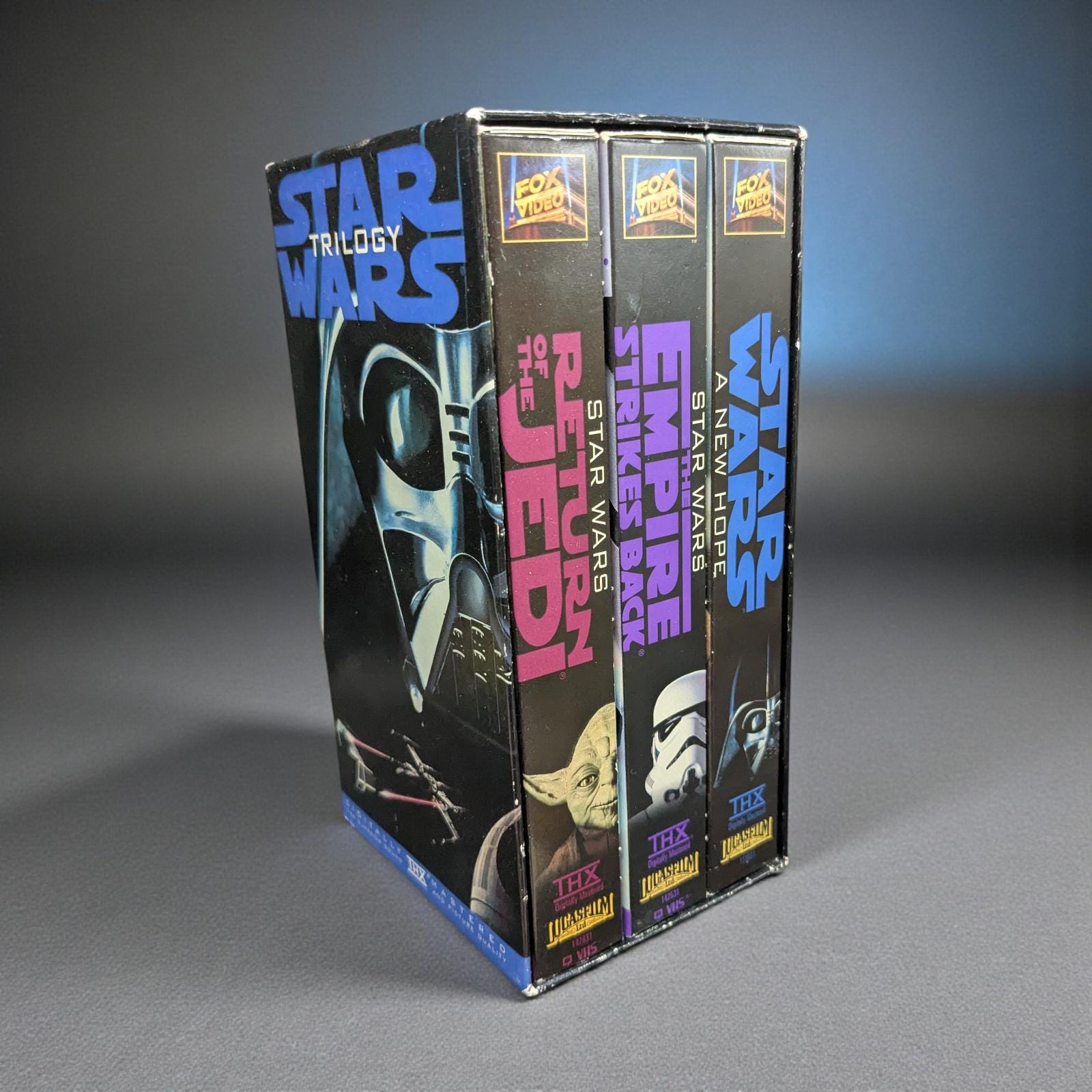 Vintage 1995 Star Wars Trilogy on VHS Box Set. Digitally Mastered