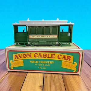 Vintage Avon Cable car wild country aftershave