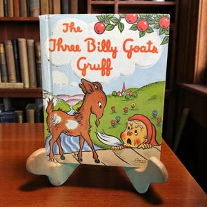 Vintage 1940s The Three Billy Goats Gruff – Classic Children’s Book