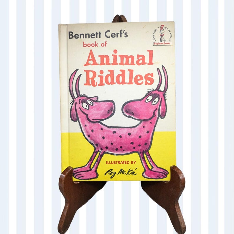 Vintage Beginner Books: Dr. Seuss, Animal Riddles - Etsy
