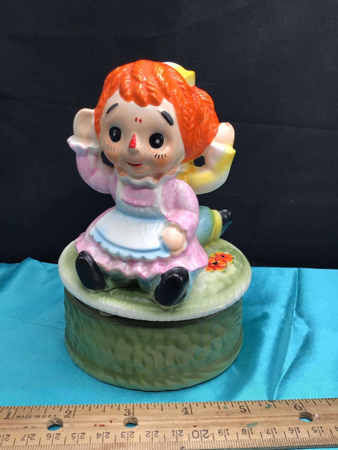 Vintage Raggedy Ann and Andy Music Box plays Nicnac Patty Etsy
