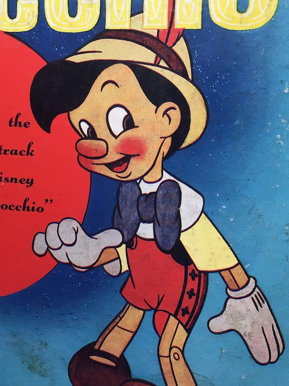 Walt Disney's Pinocchio 78rpm Victor Records Set (original