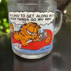1978 Garfield glass mug from McDonald&#39;s