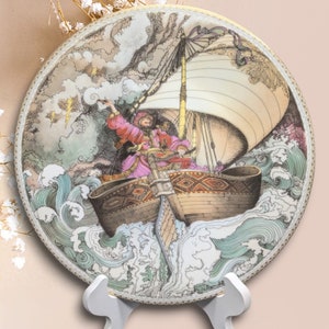 1983 Haviland Limoges France &quot;Sinbad Le Marin&quot; Authentic Porcelain Collection Plate
