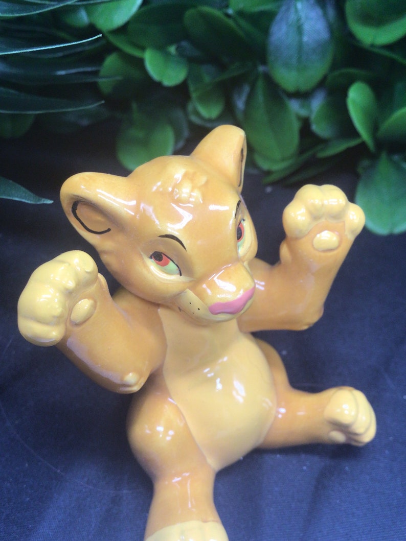 Small 2 Disneys Simba From Lion King Porcelain Figure - Etsy