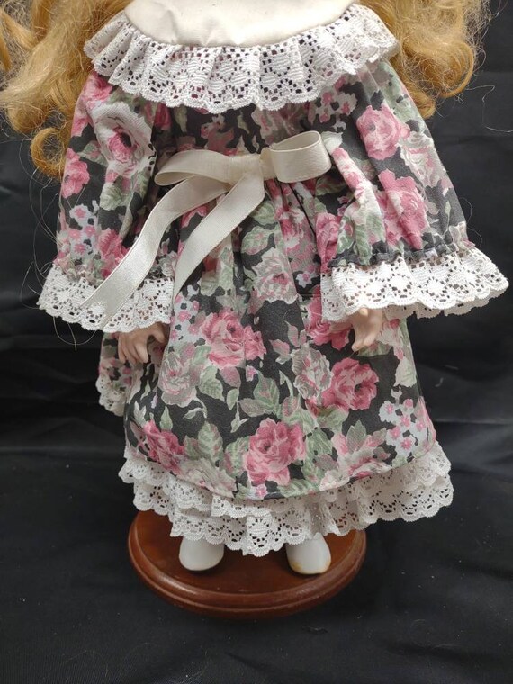 Victoria Impex Corp. 16” Doll, Black Floral Dress - Etsy