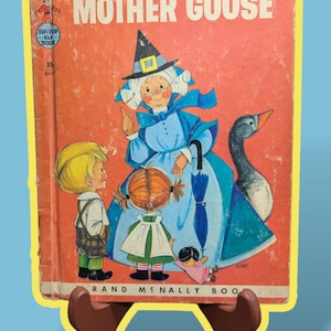 1958 mother goose a Rand McNally book by tip top elf