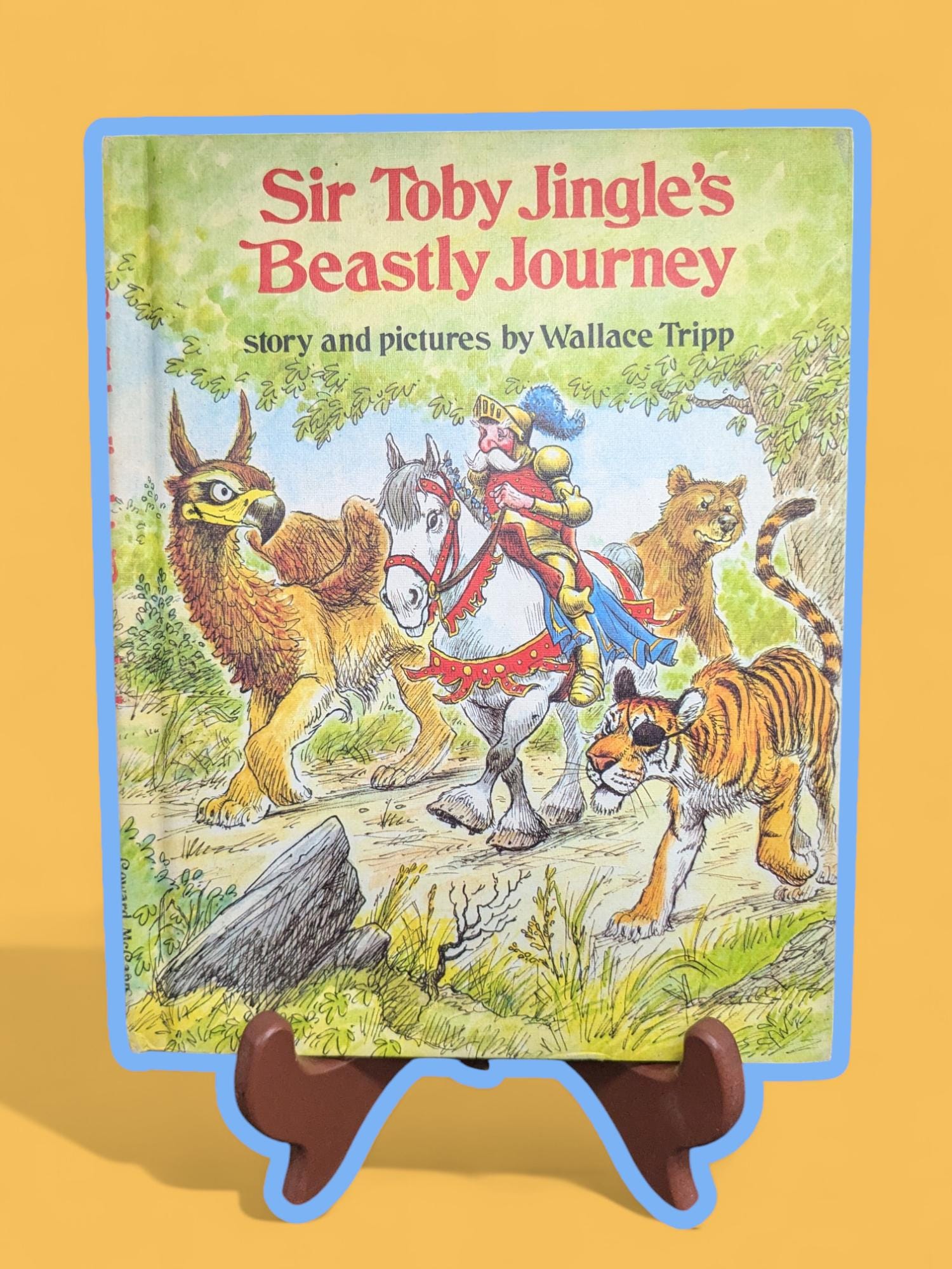 1976 Sir Toby Jingles Beastly Journey a Story and Pictures by