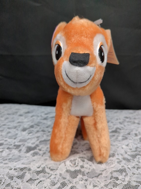 Vintage Bambi Animated Film Classic Stuffed Animal 7 in Tall - Etsy