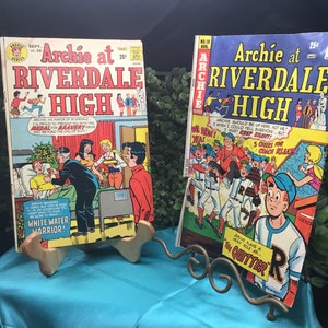 2 1970s Archie at riverdale high comic books