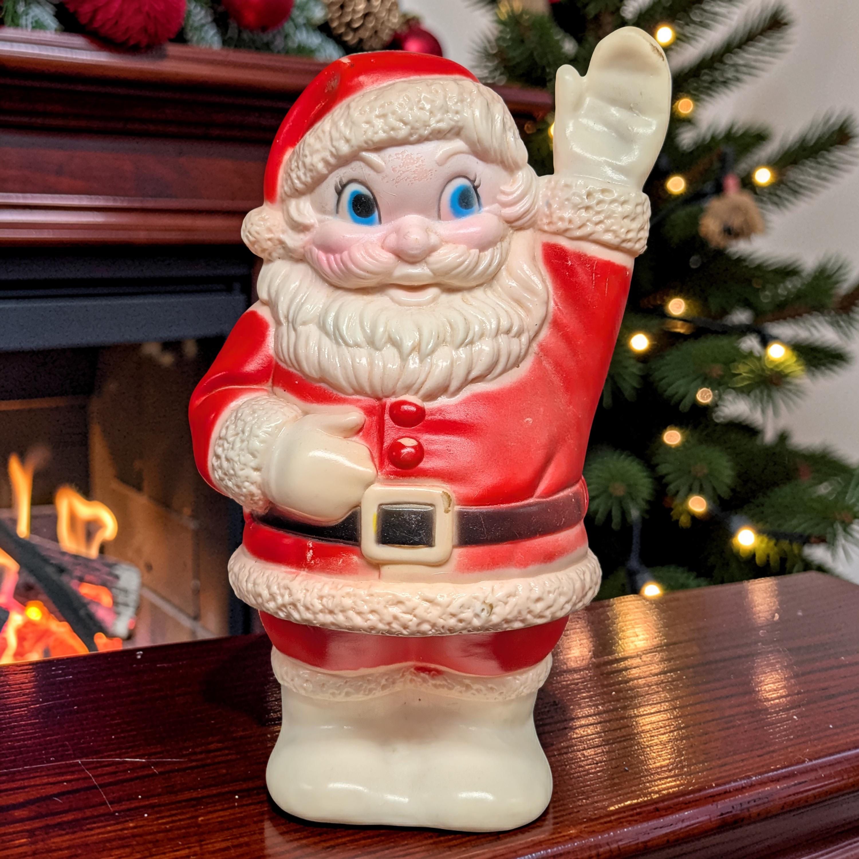 ダンシング　ハッピーサンタ　ラージサイズ　1960年代　ヴィンテージ品 Vintage Squeaky Santa 1960's - Etsy