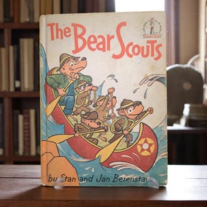 1967 The Bear Scouts by Jan & Stan Berenstain | Vintage Beginner Book