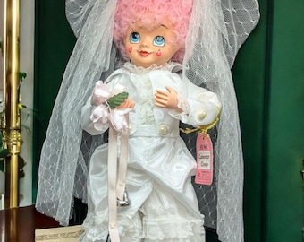 1986 calendar clown June wedding bells a grooms delight by brinn's collectible doll