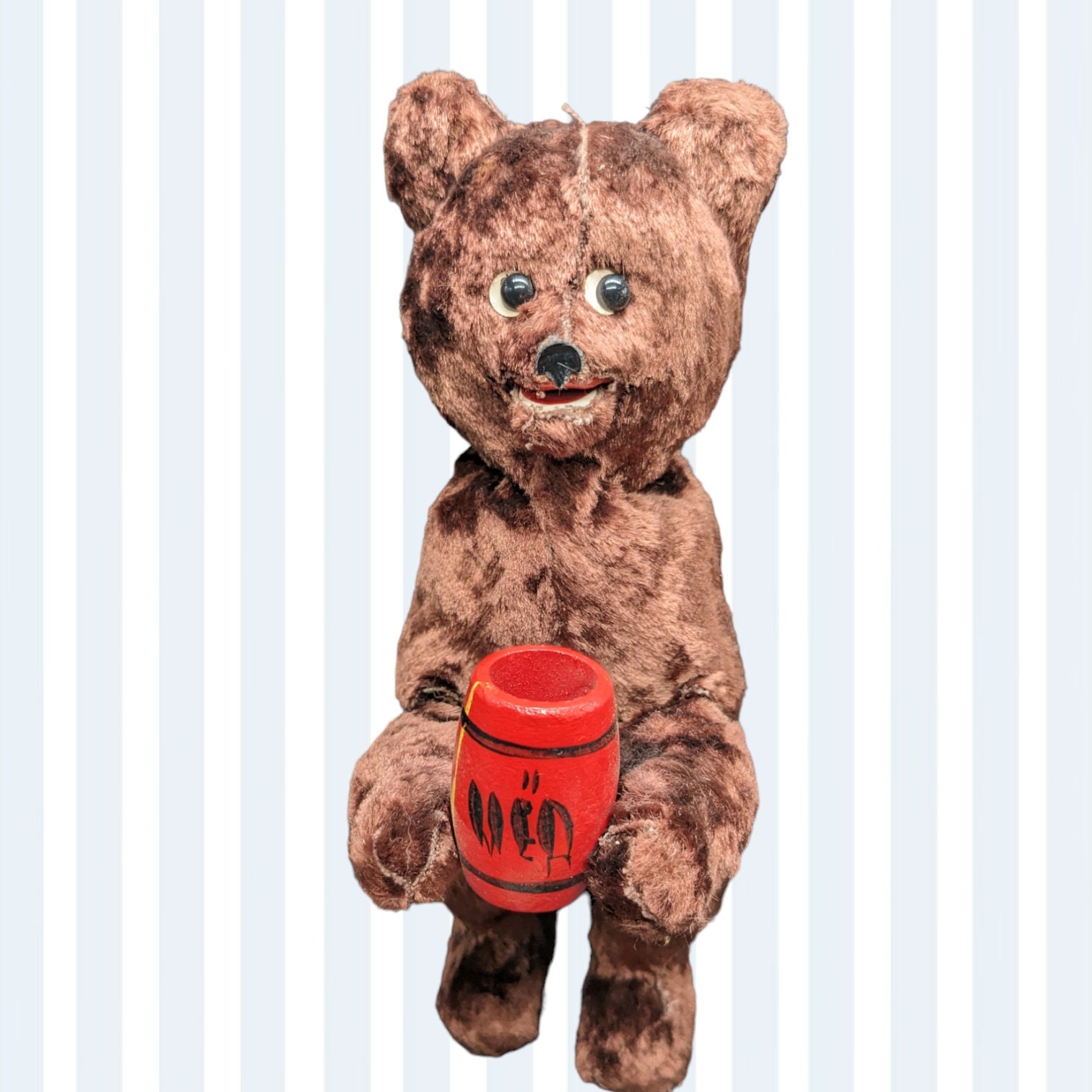 Vintage Wind-up Bear – Soft Fur, Original Key - Etsy