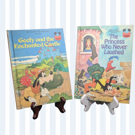 Vintage Disney Wonderful World of Reading Books: Goofy & Princess