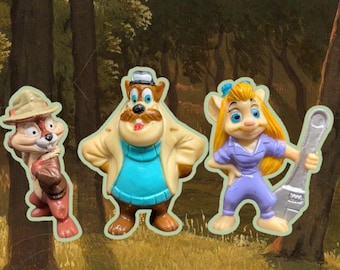 vintage Rescue Rangers Disney 2&quot; Figures from Kellogg’s 1991