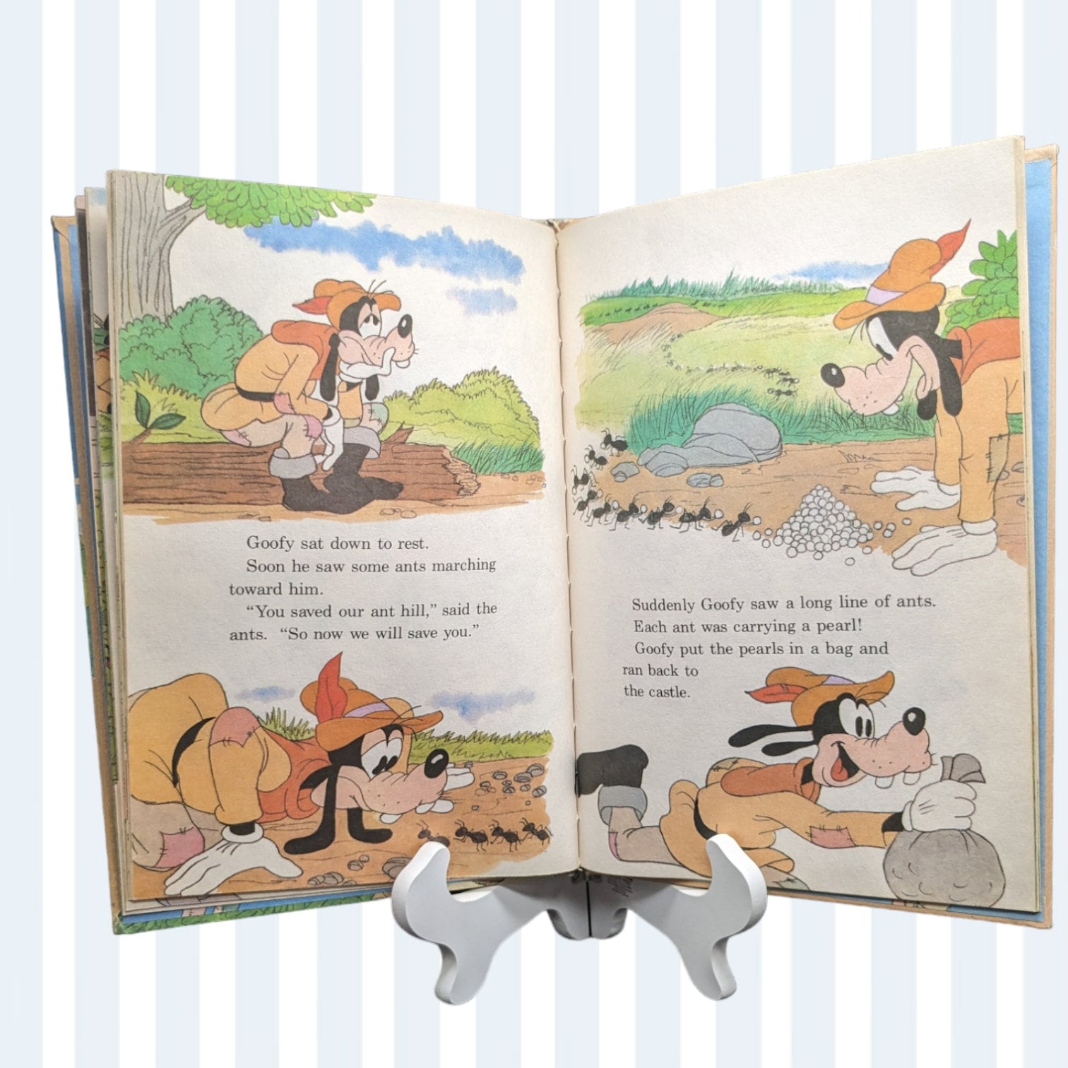 Vintage Disney Wonderful World of Reading Books: Goofy & Princess