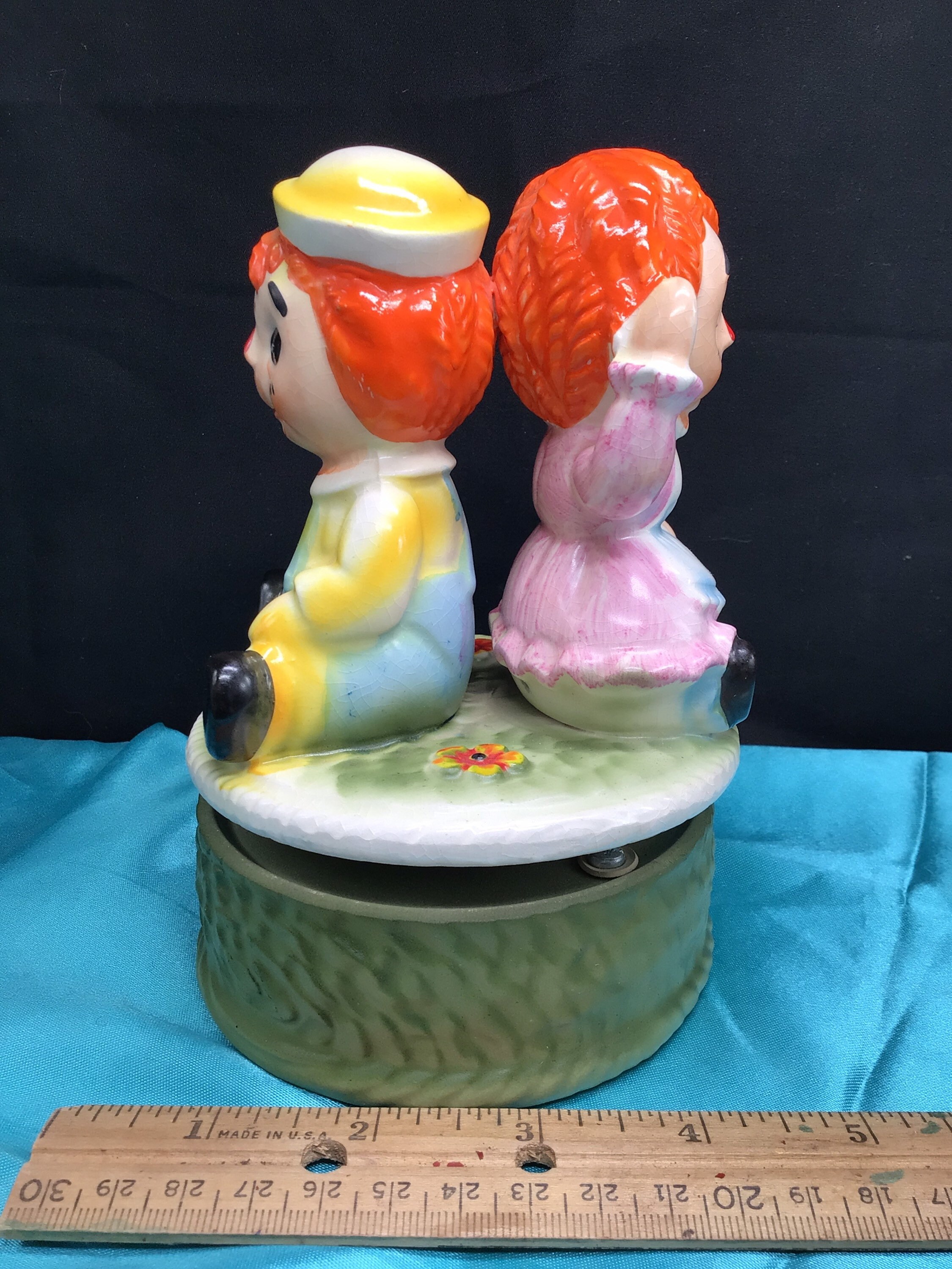 Vintage Raggedy Ann and Andy Music Box plays Nicnac Patty Etsy