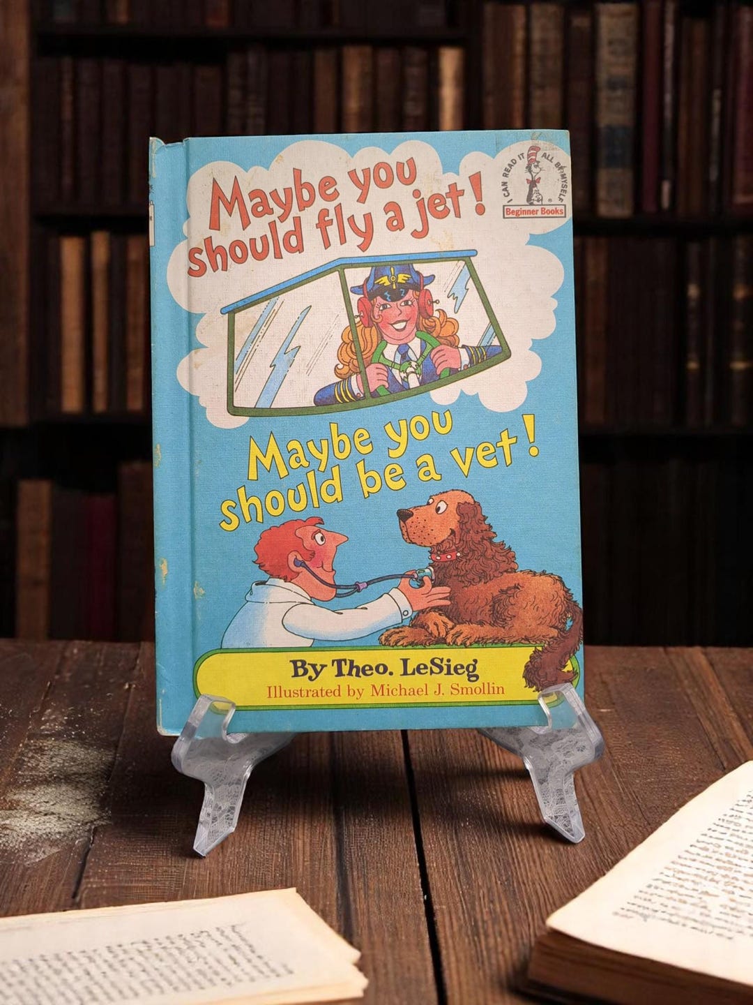 Vintage Dr. Seuss Beginner Book: Maybe You Should Fly a Jet!, 1980
