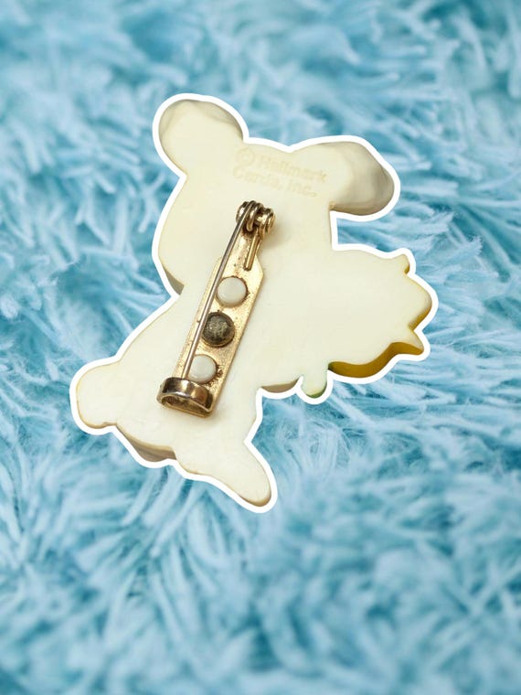 1970s Hallmark Easter springtime white rabbit wit… - image 5