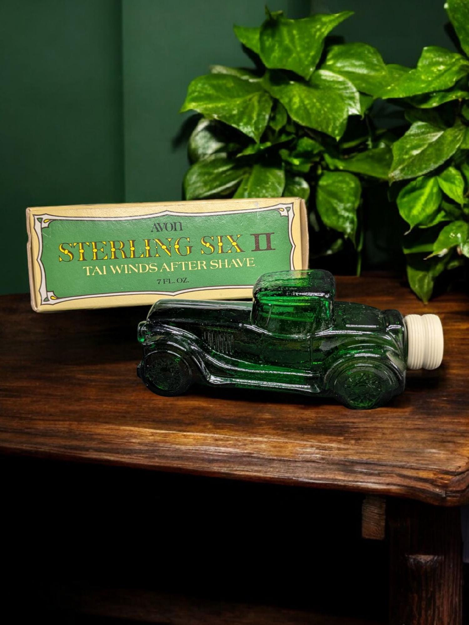 Sterling Six Avon Tai Winds Aftershave Car Value Vintage Avon