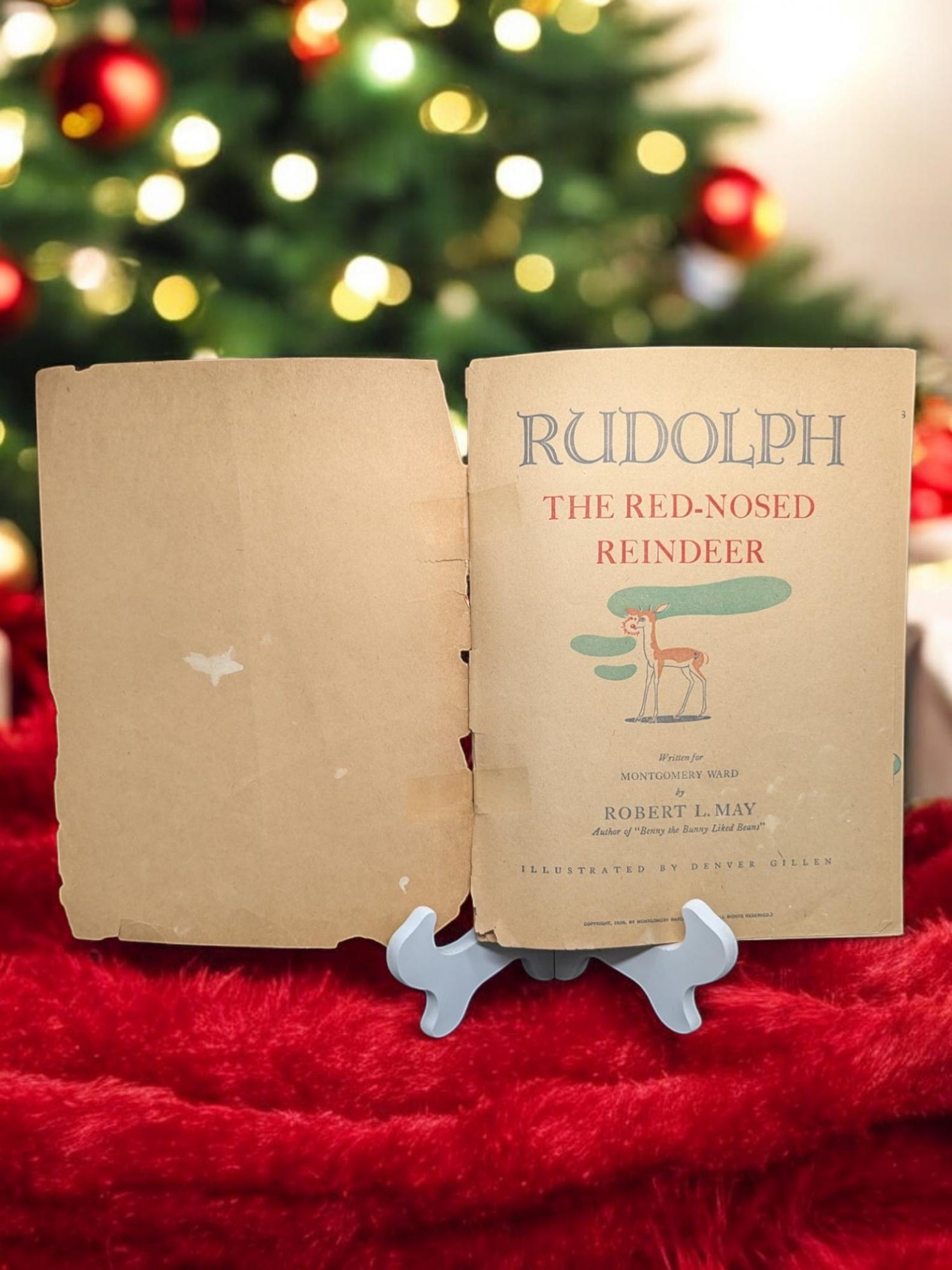 1939 Rudolph the Red-nosed Reindeer Montgomery Ward Original Booklet - Etsy