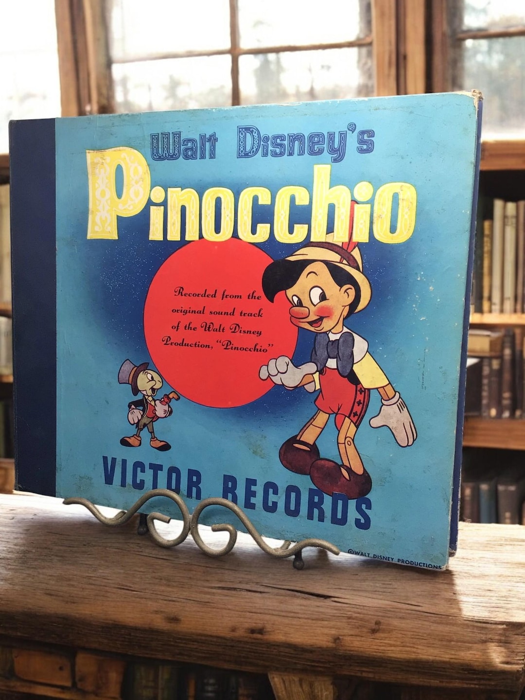 Walt Disney's Pinocchio 78rpm Victor Records Set (original