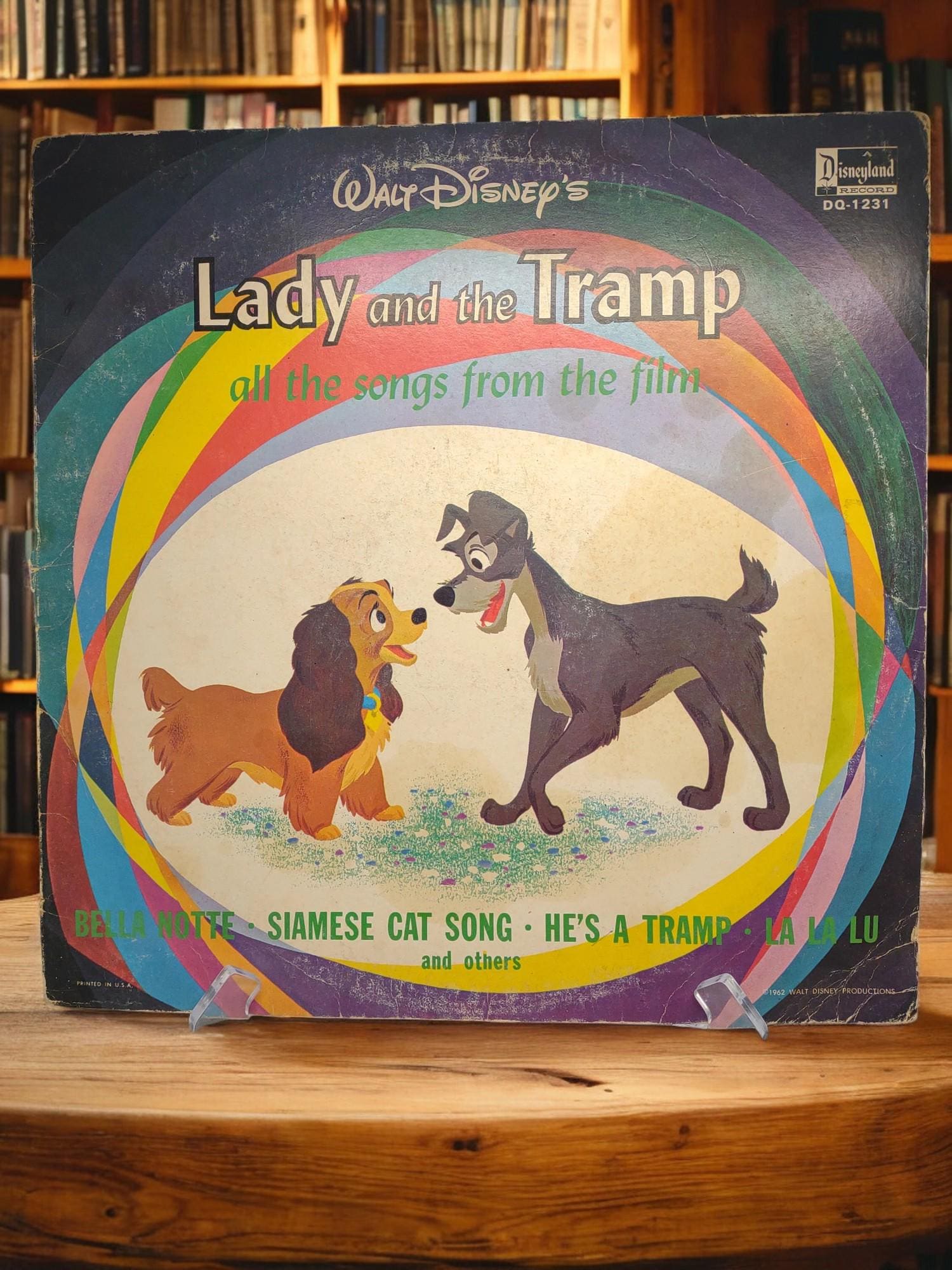 Walt Disney's Lady and the Tramp 物語レコード Vintage 1962 Walt Disney's Lady and the Tramp Vinyl Record – All