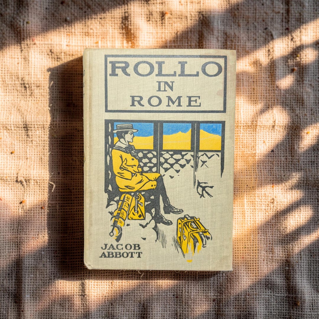 Antique 1900 Rollo in Rome by Jacob Abbott - Etsy