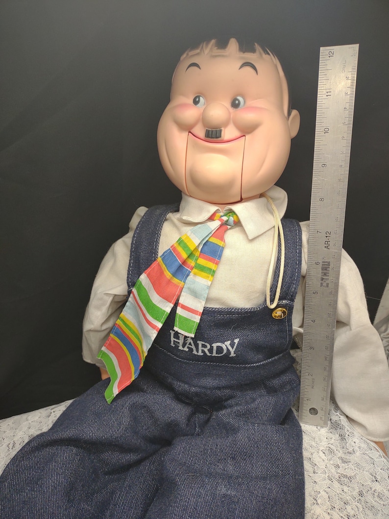 Vintage Oliver Hardy 24 Ventriloquist Doll Etsy