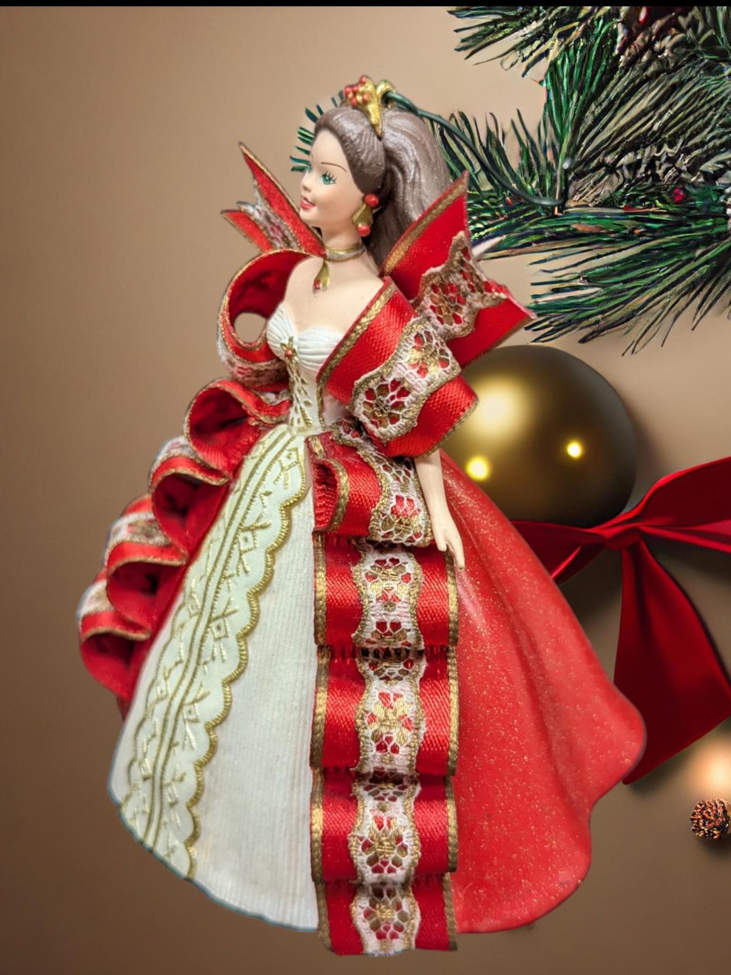 Hallmark Keepsake Ornament Holiday Barbie 1997 - Etsy