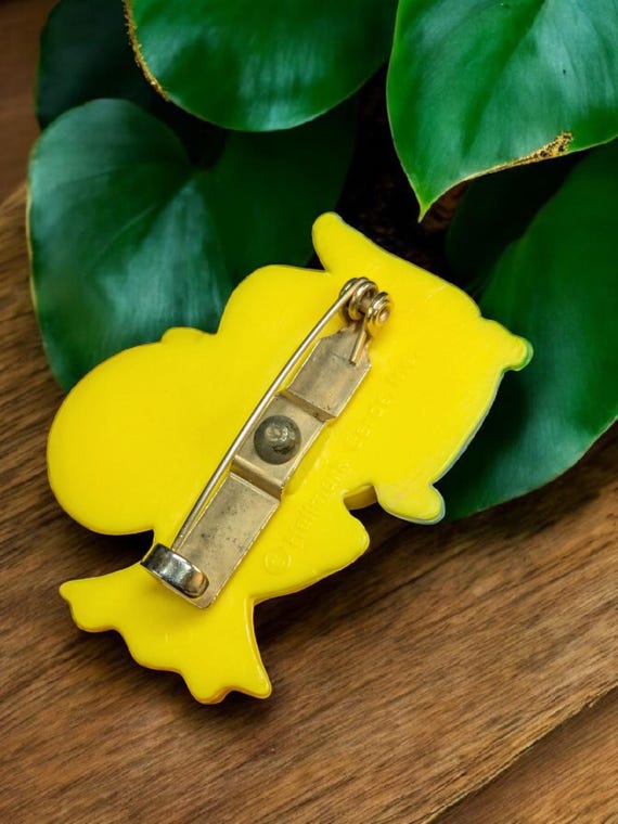 1970s Easter springtime duckling with flower hat … - image 6