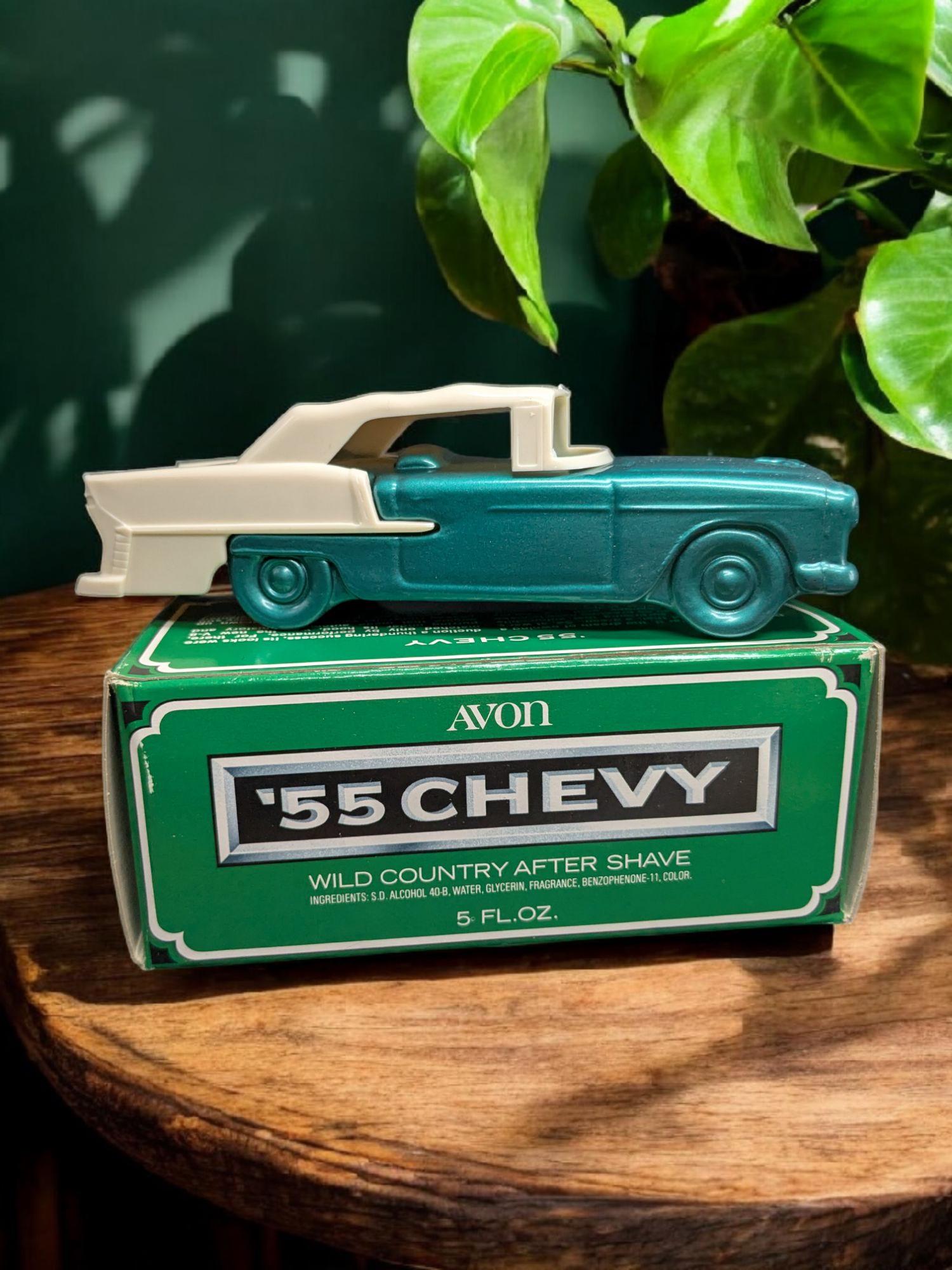 Vintage Avon '55 Chevy Wild Country After Shave 5 Fl Oz - Etsy