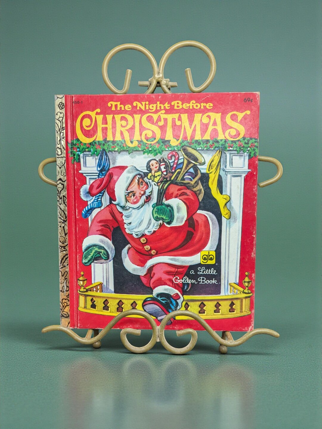 1979 the Night Before Christmas Little Golden Book Story by Clement C ...