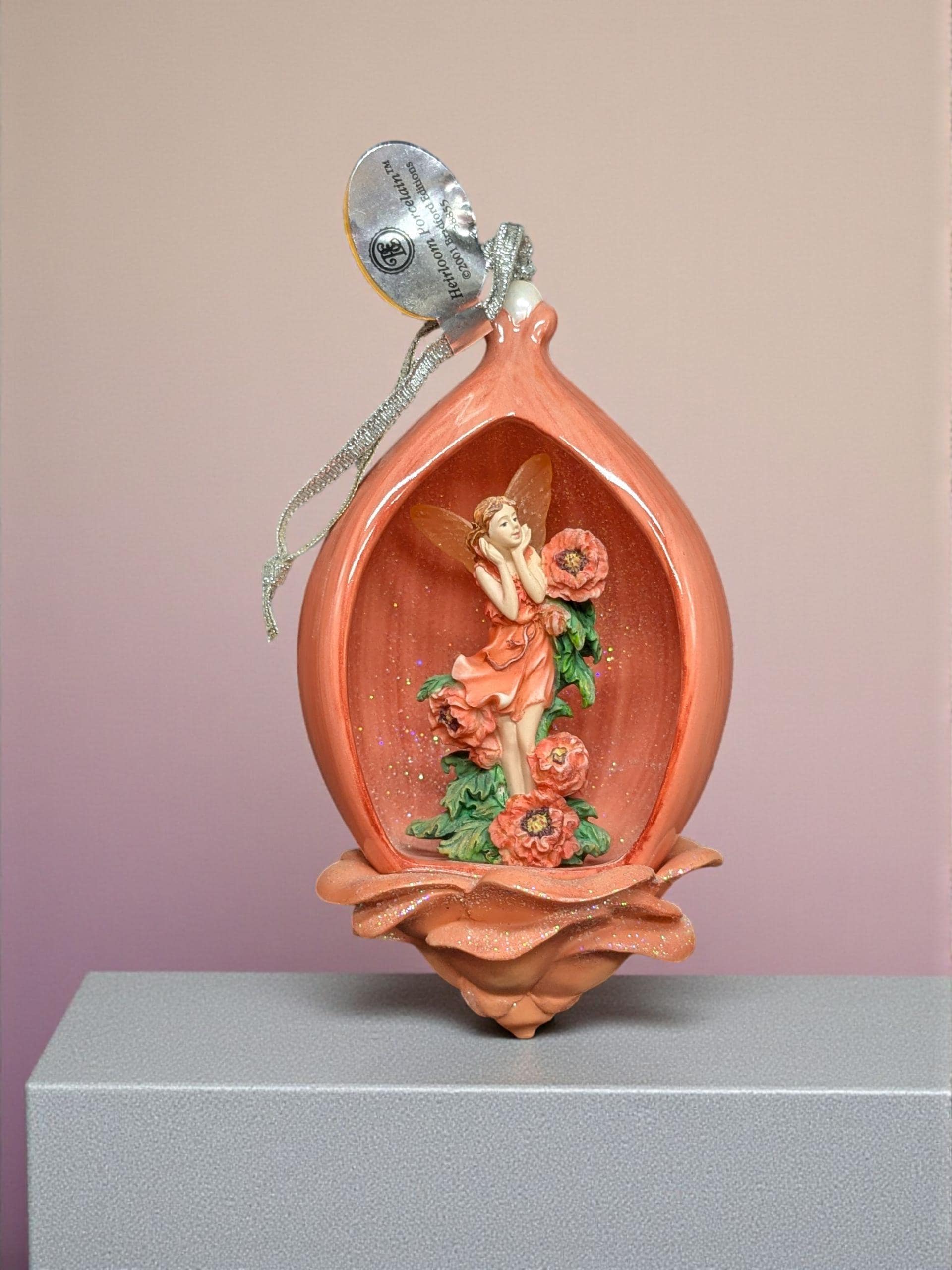 Vintage 2001 Bradford Exchange Heirloom Porcelain Jubilant Poppy