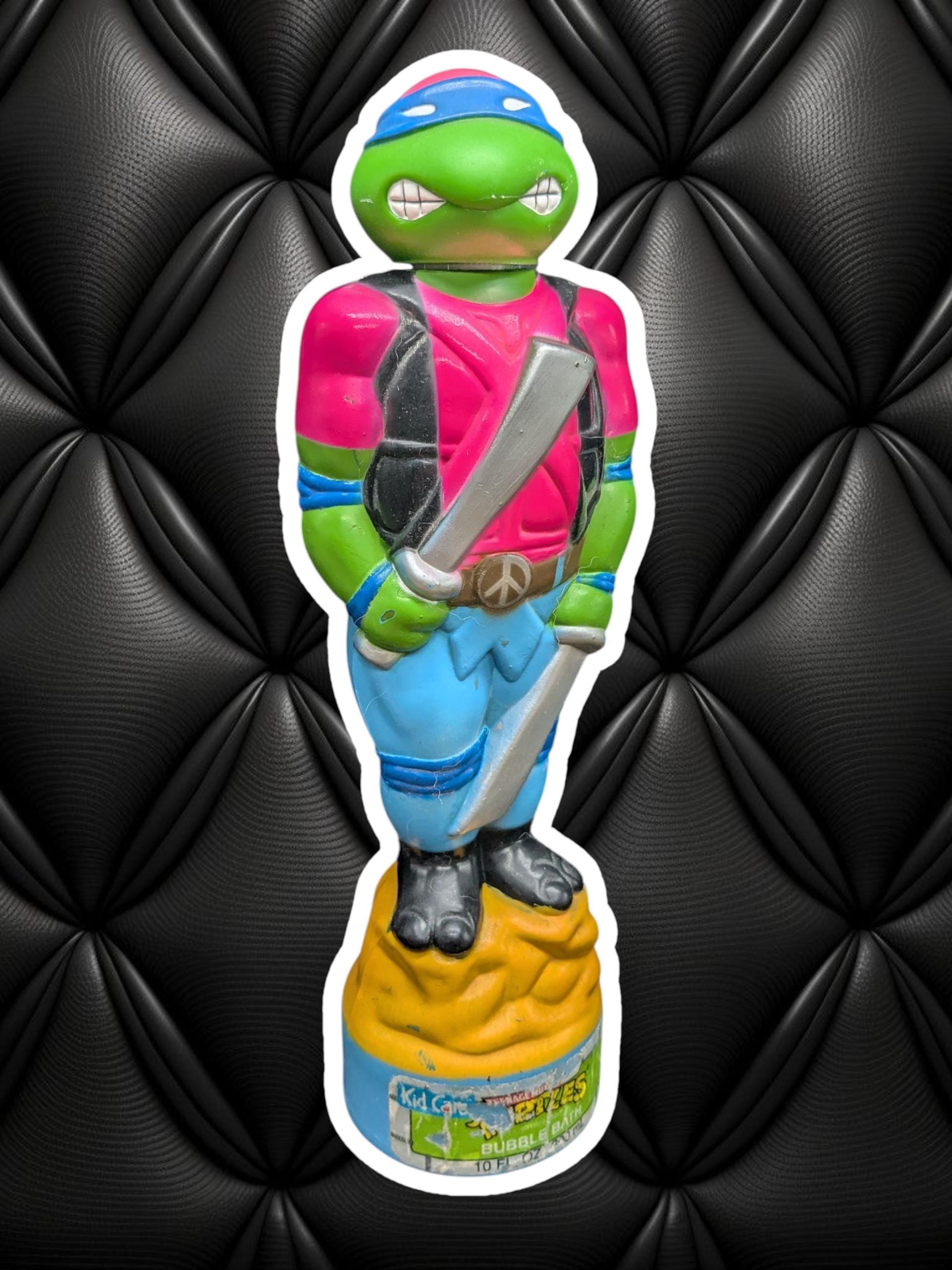 1989 RARE Teenage Mutant Ninja Turtles Bubble Bath Bottle