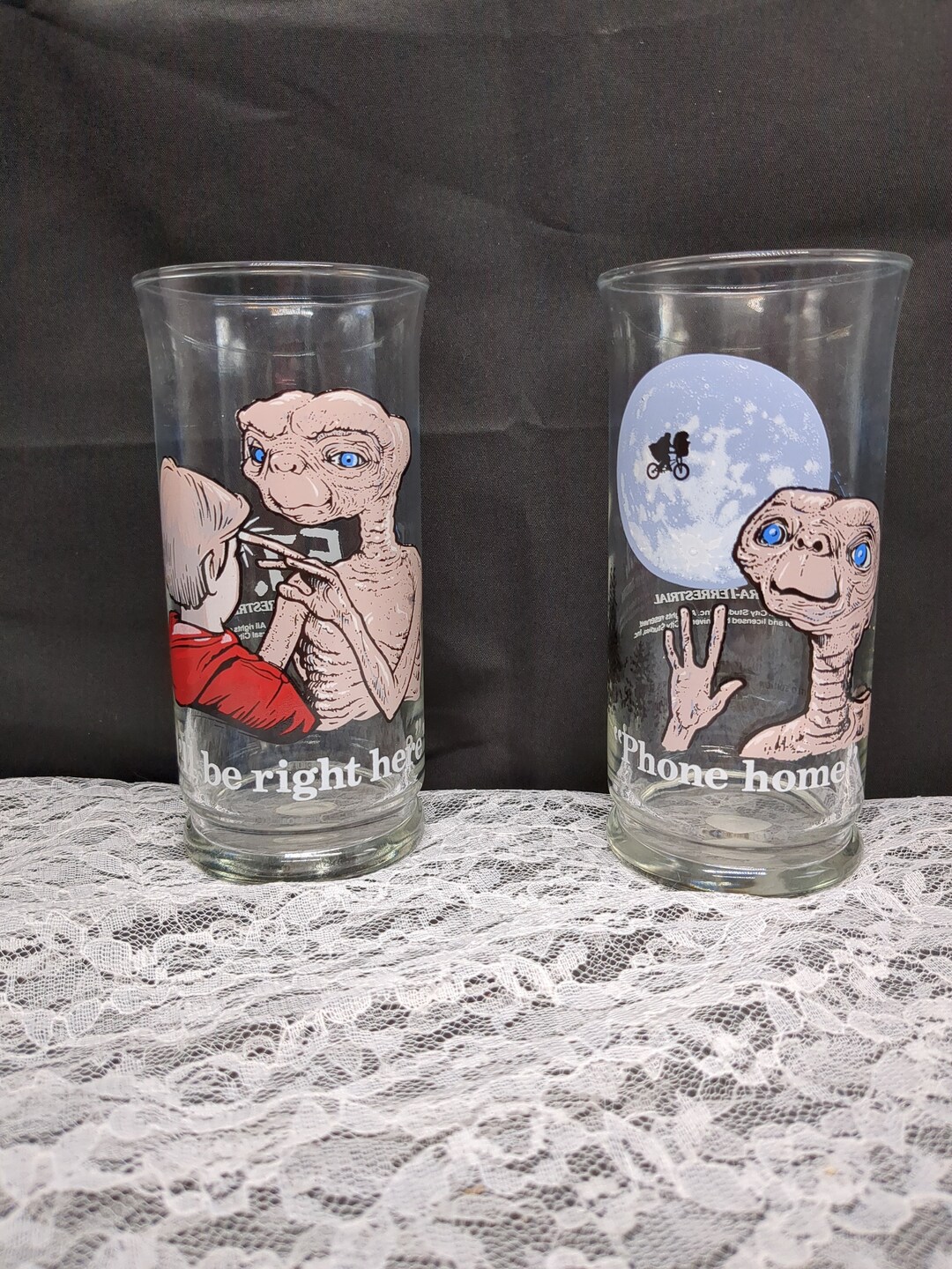 1982 E.T. Pizza Hut Collector Series Glasses - Etsy