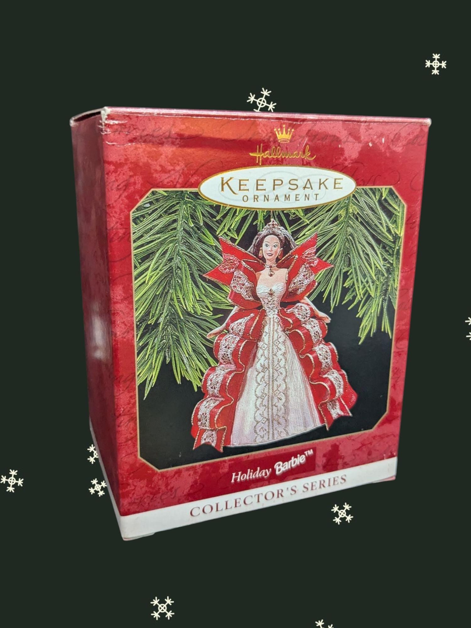 Hallmark Keepsake Ornament Holiday Barbie 1997 - Etsy