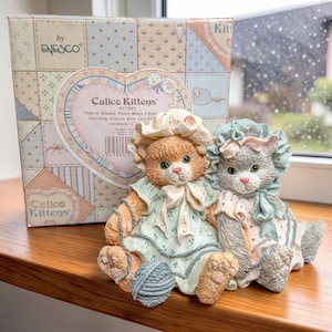 Calico Kittens Figurines - Etsy