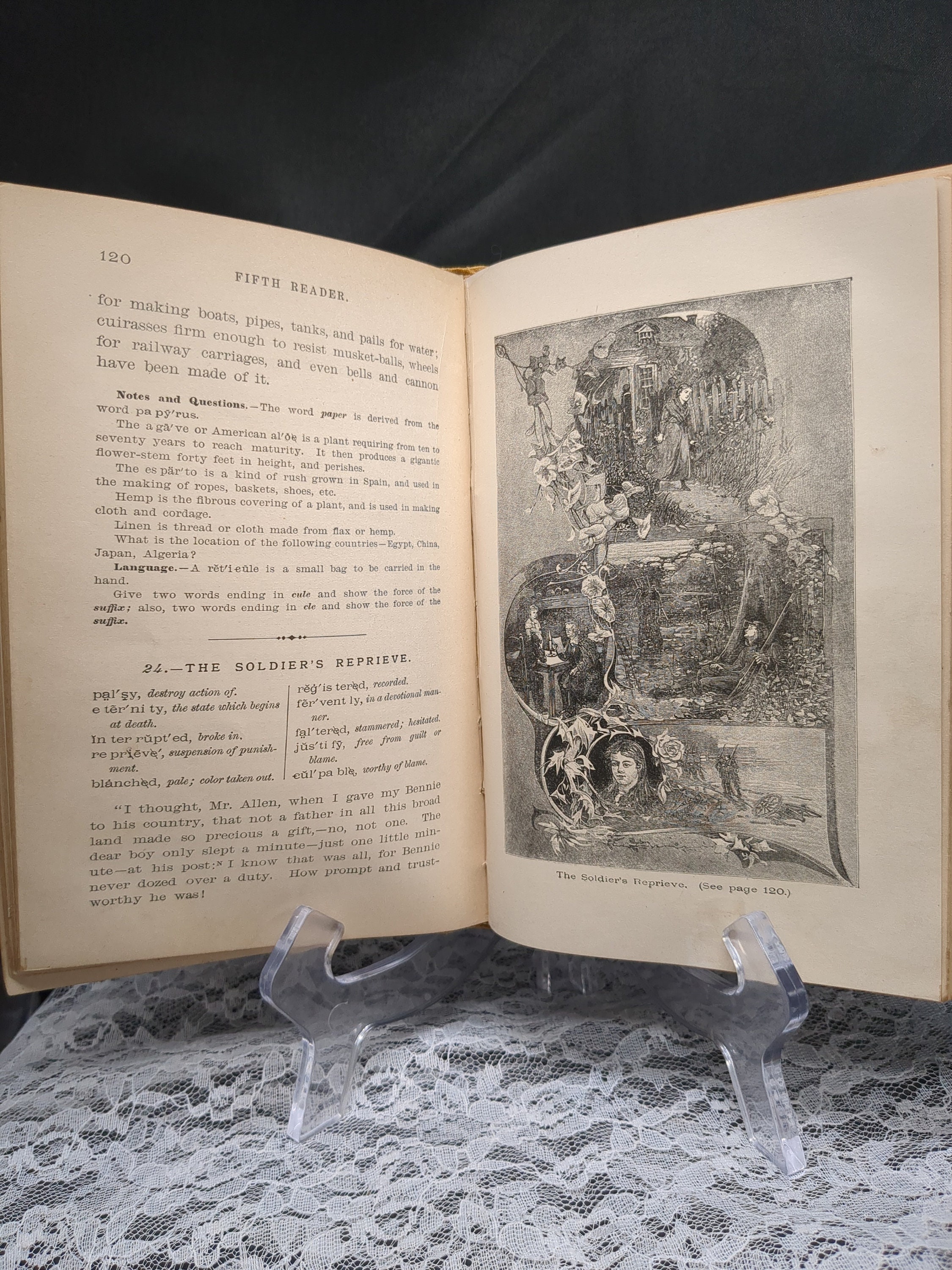 Antique 1884 Schoolbook: 