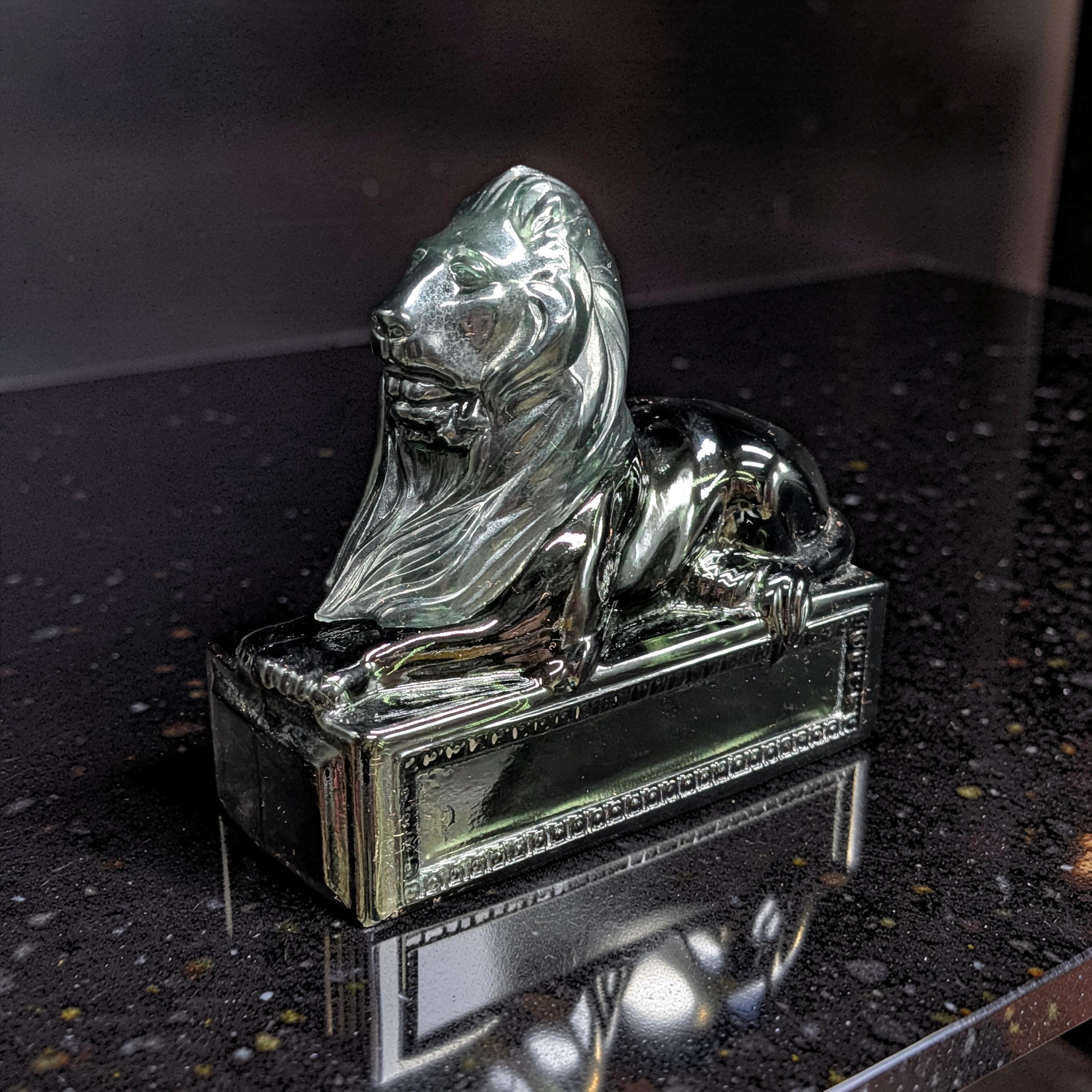 Lion Vintage Bottle - Etsy