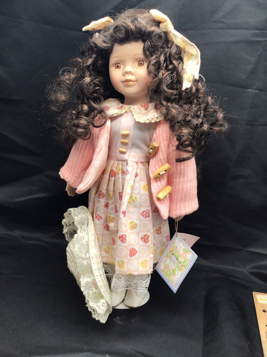Vintage Sydney Porcelain Doll by Cathay Collection Etsy