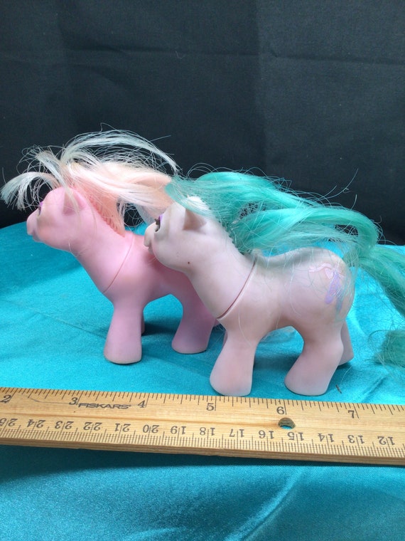 Vintage My Little Pony Baby Half Note & Lickety Split