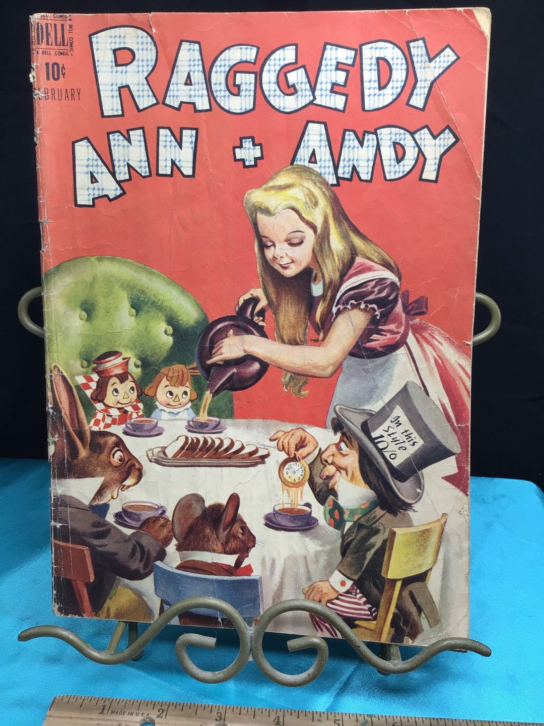 1948 Raggedy Ann and Andy Comic Book Featuring Alice in Wonderland
