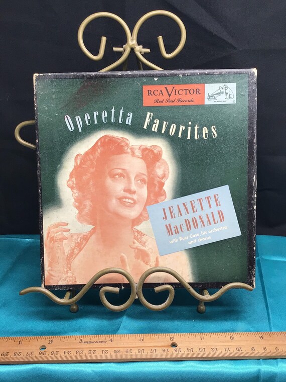Jeanette Macdonald Operetta Favorites Red Records 1960s - Etsy