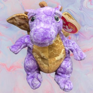 Vintage 2003 Beanie Baby &quot;Legend&quot; Purple Dragon