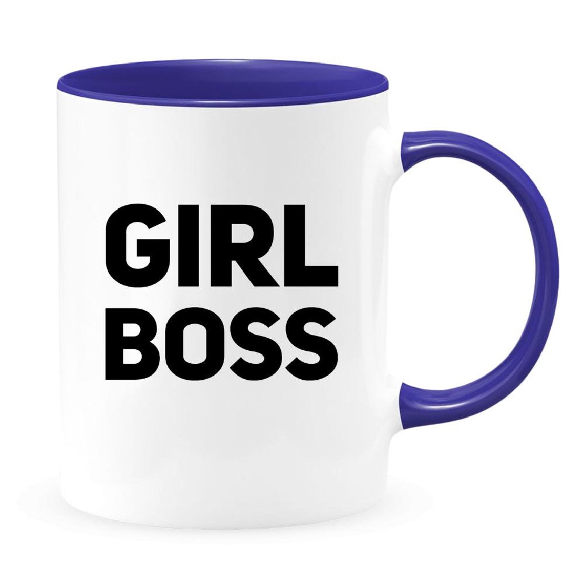 Girl Boss 11oz Two-Toned Coffee Mug or Tea Cup Great Gift For | Etsy