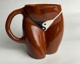 Handmade ceramic She Is Art mug